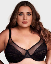 Enchante Unlined Lace Underwire Bra